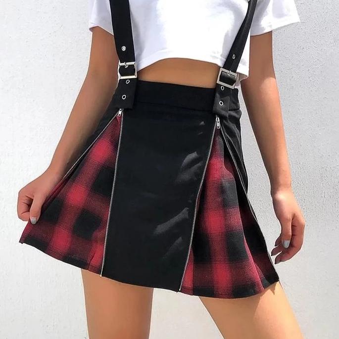 Split Overall Skirt
