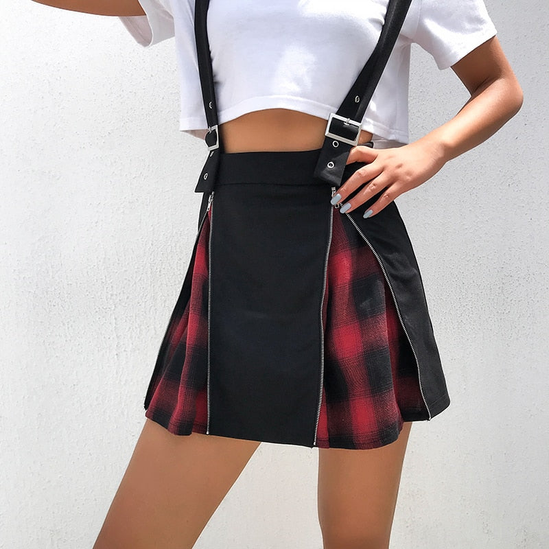 Split Overall Skirt